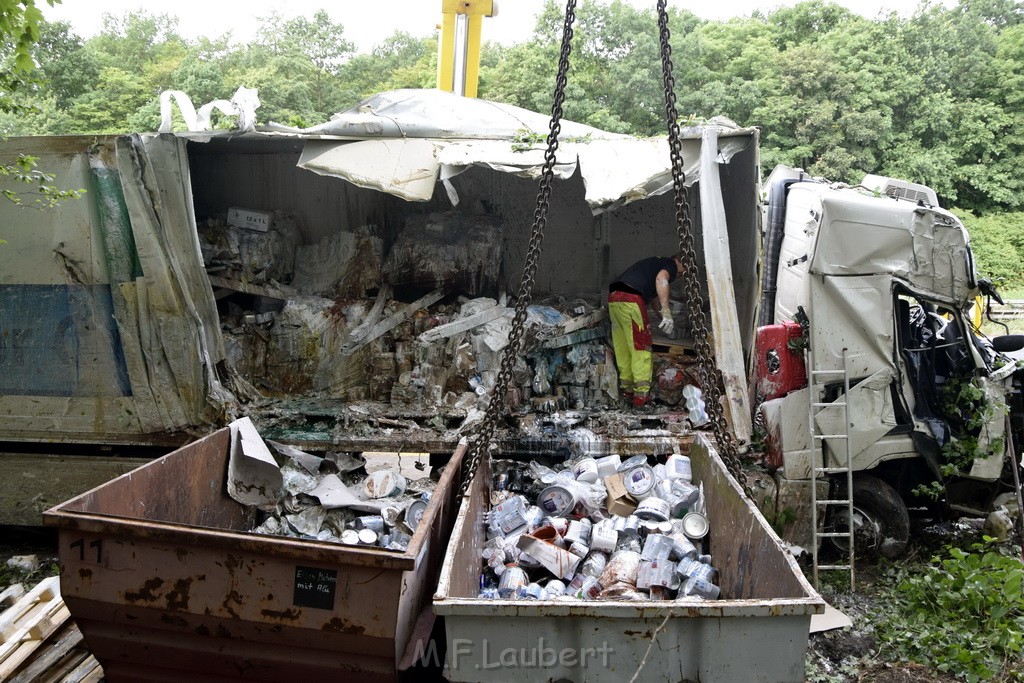 Schwerer VU A 3 Rich Oberhausen Hoehe AK Leverkusen P732.JPG - Miklos Laubert